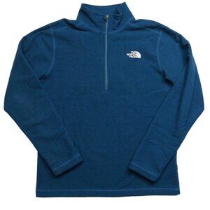 The North Face Blue Fleece Lined Jacket Full Zip Size M Medium